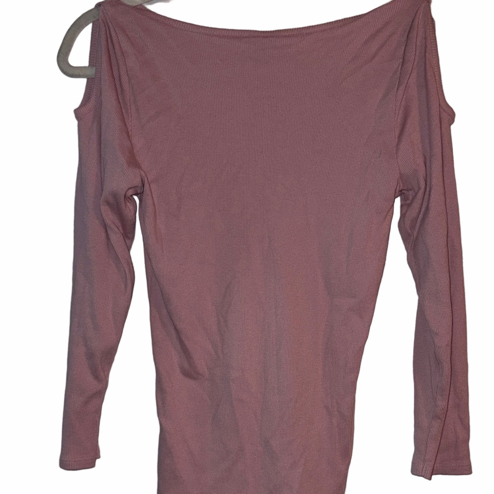 Anthropologie Blush Long Sleeve Cold Shoulder Top | EUC | Sz M - Picture 5 of 5